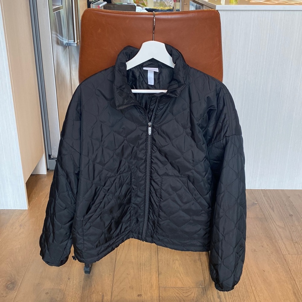 Zella quilted bomber jacket